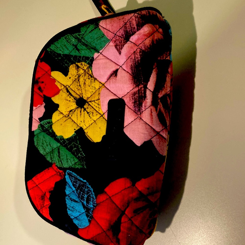 Vera Bradley Havana Rose cosmetic bag small
